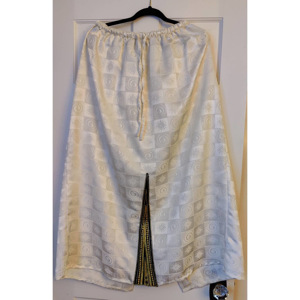 Embellished Vintage Rima Brand Drawstring Long Skirt Sz L